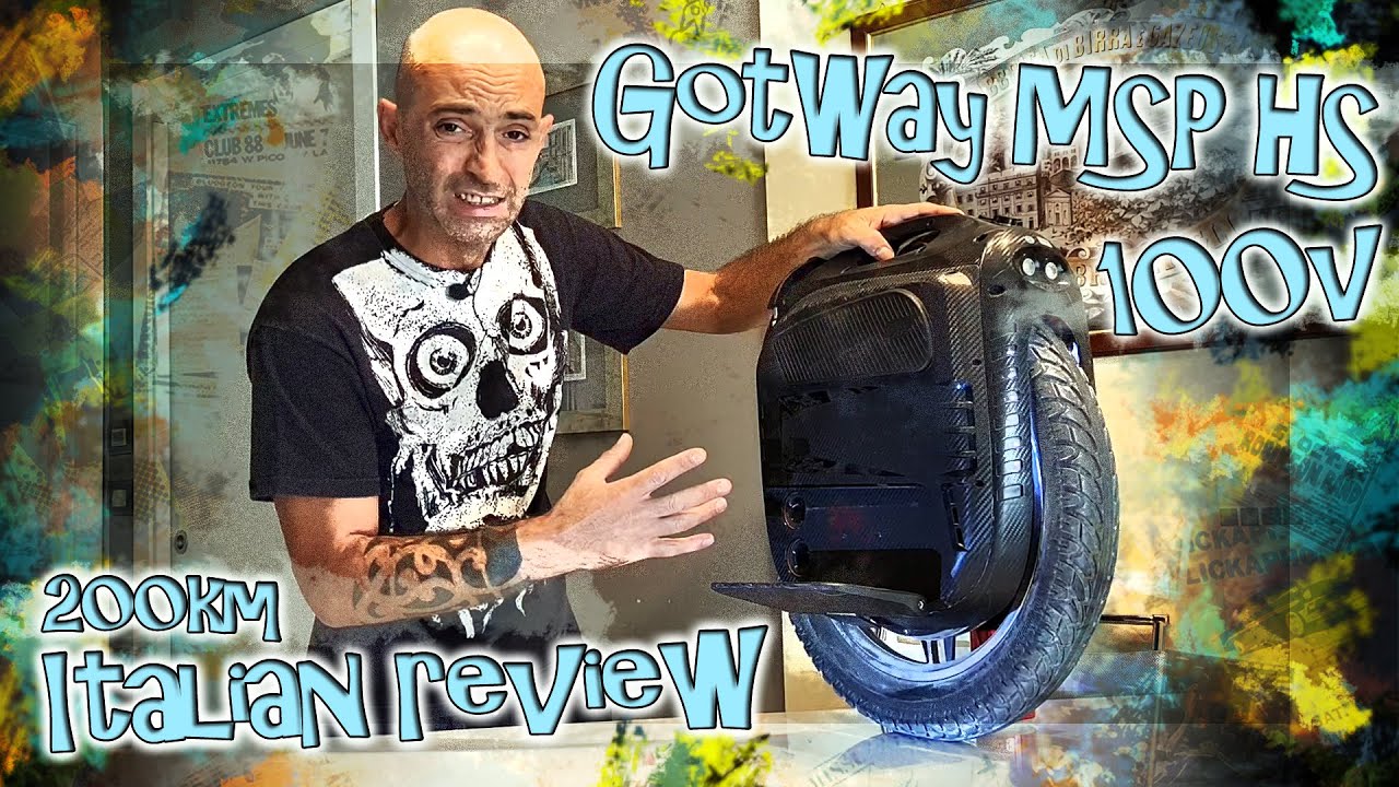 GotWay MSP HS 200 km Italian Review ( il Monowheel GW pi&ugrave; veloce )