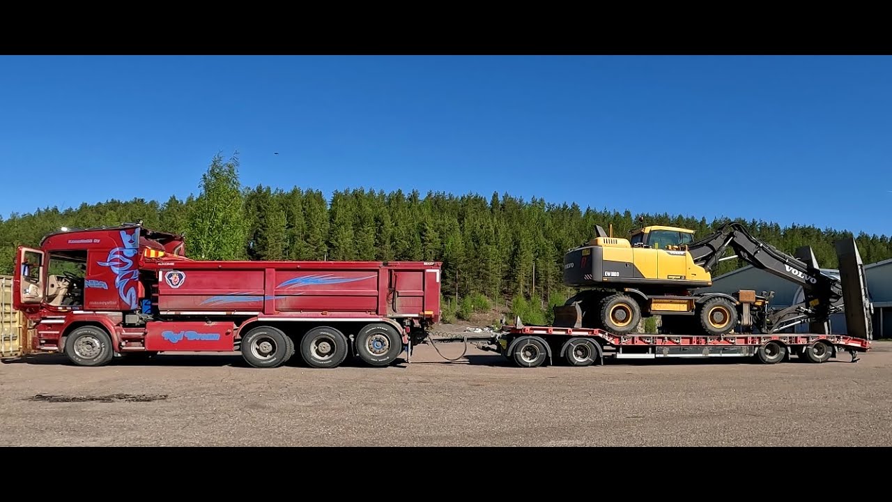 Lavetti keikkaa scanialla Kouvola Hamina