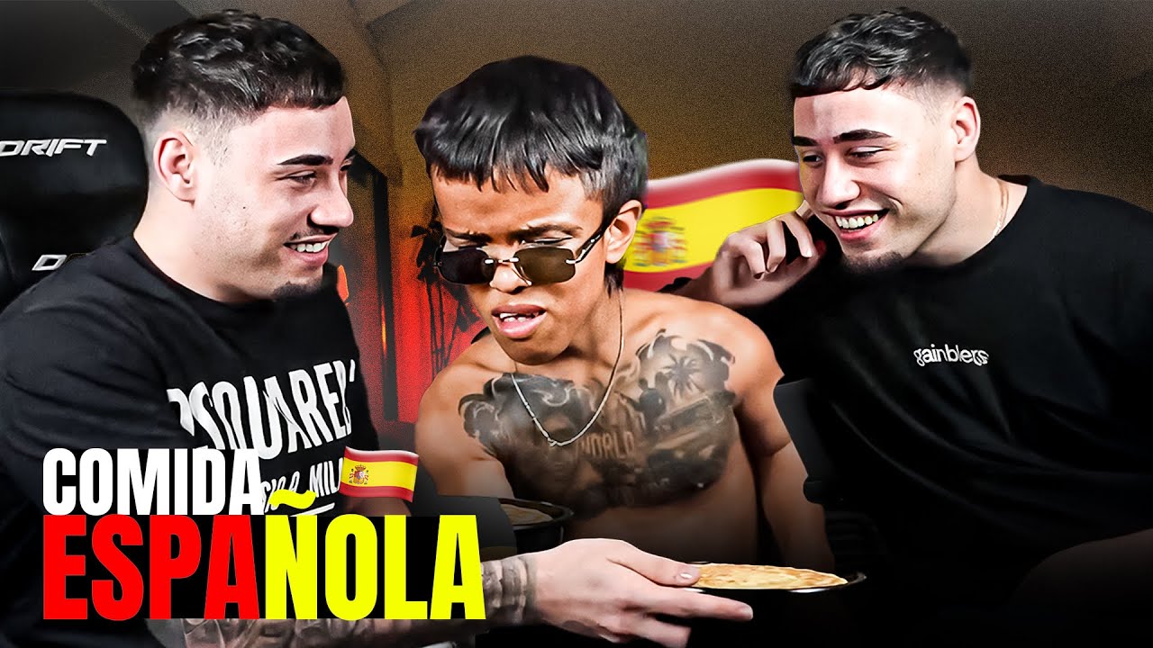 PROBANDO COMIDA ESPAÑOLA CON MANOLITO