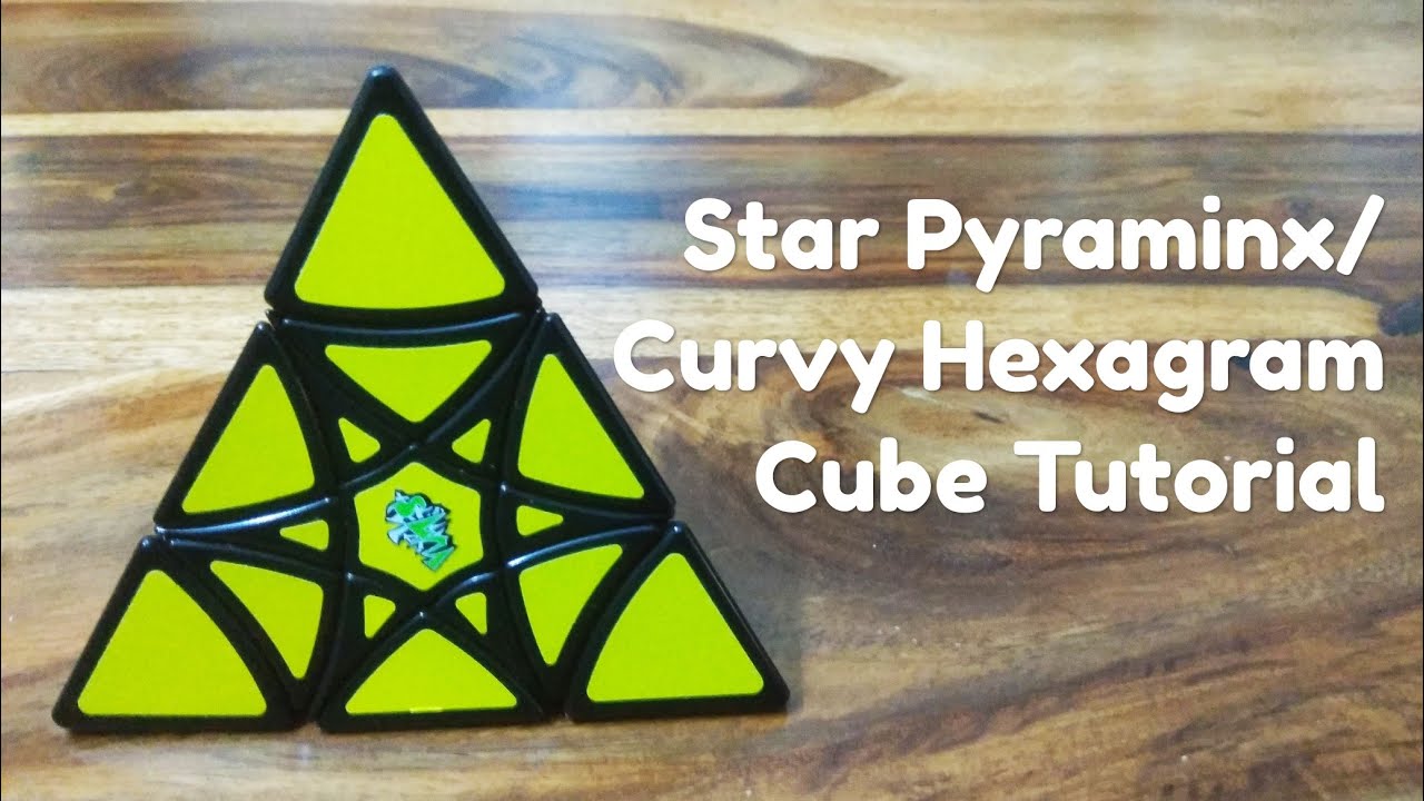 Star Pyraminx Tutorial #curvyhexagram #starpyraminx