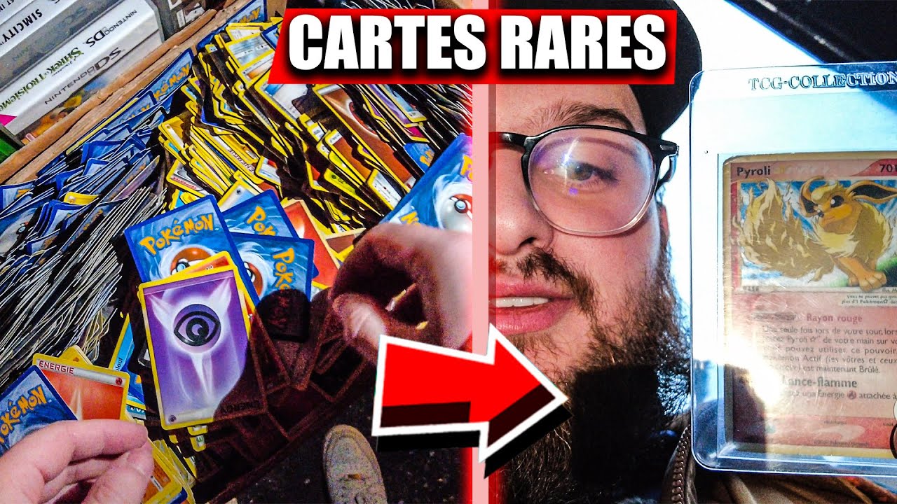 une BROCANTE MONSTRUEUSE remplie de CARTES POKÉMON RARES ! (Wizard, EX...)