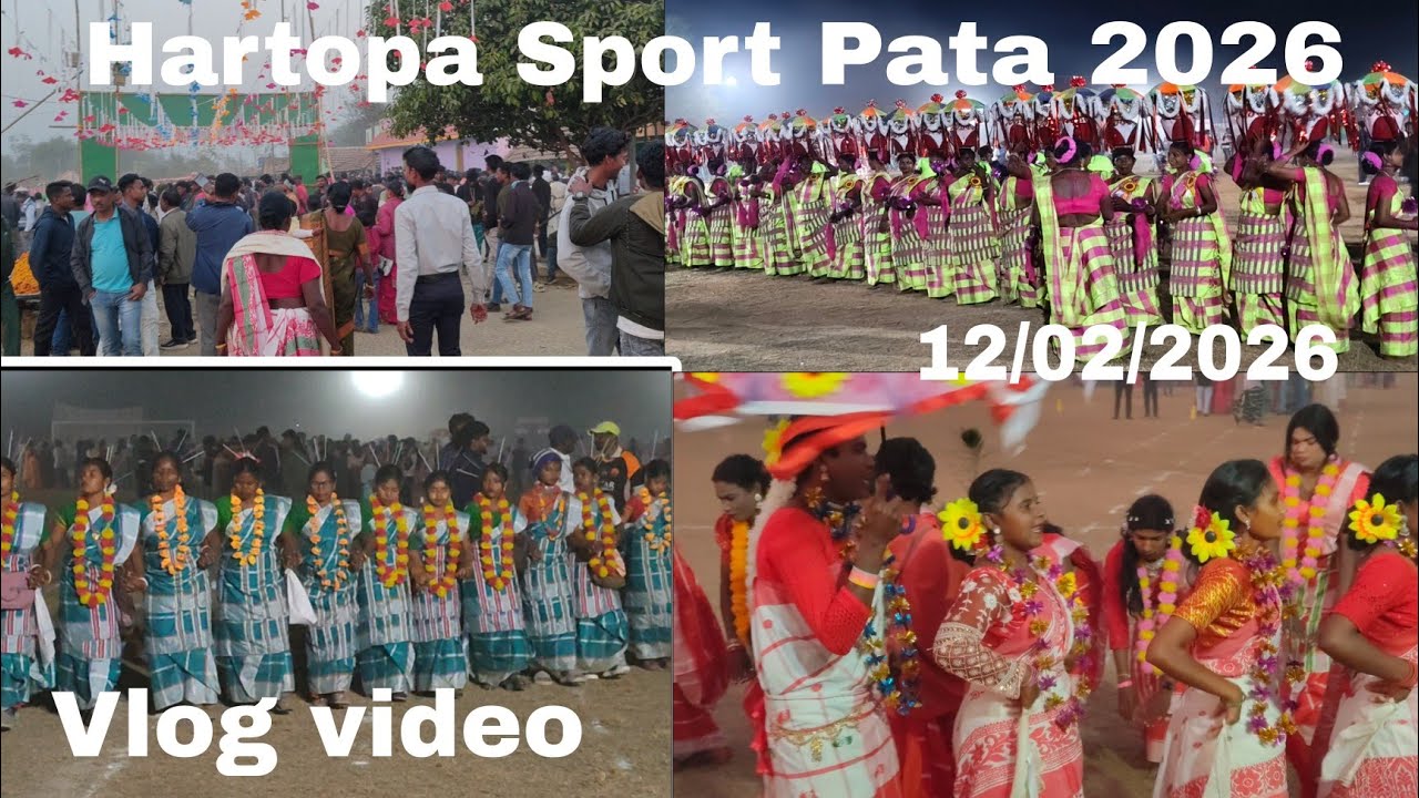 Hartopa Sport Pata 2026// Kiss Miss Murmu Mardi Official//adiwasi enej serenj Hepraw//Santhalivideo 