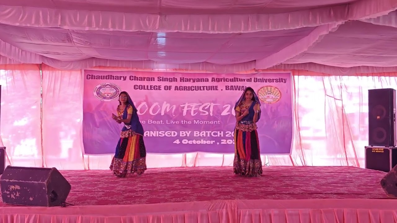 A beautiful performance by 1st year (4) , CCSHAU College of Agriculture, Bawal