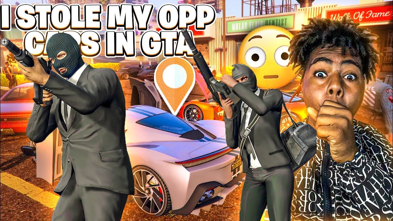 GTA ROLEPLAY - WE STOLE MY OPP CARS AND KILLED HIM😱