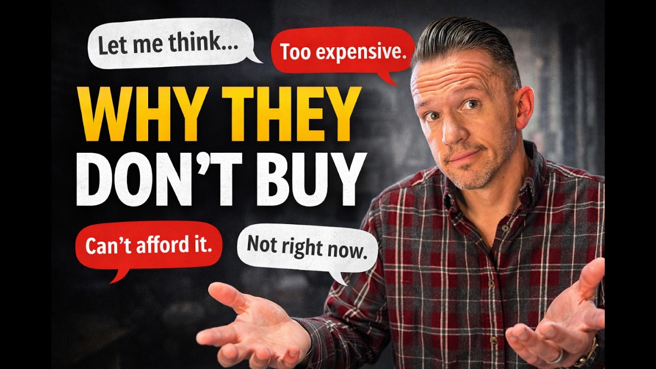 Why Customers Say “Let Me Think About It” It’s Not Price