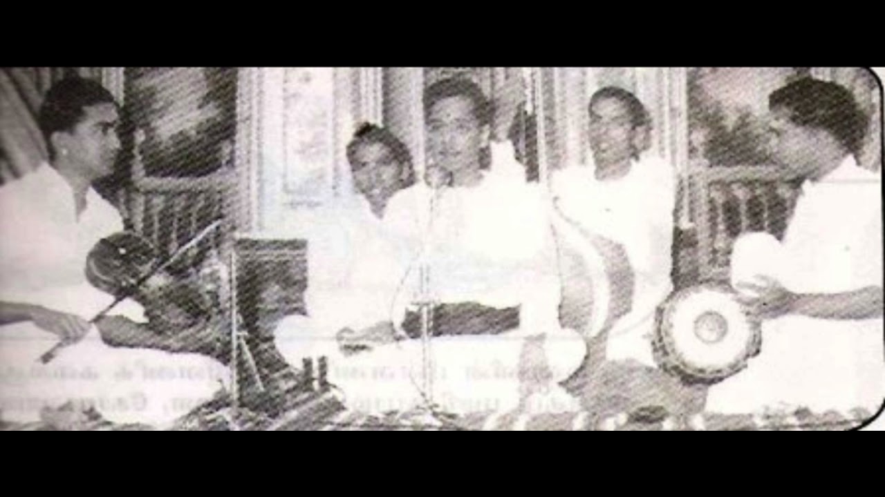 Dr. M Balamuralikrishna-Lalgudi G Jayaraman-Tanjore Upendran AIR Recital (1960s)