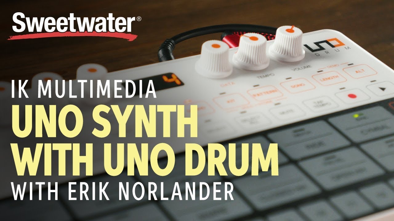 IK Multimedia UNO Synth & UNO Drum Demo — Daniel Fisher & Erik Norlander