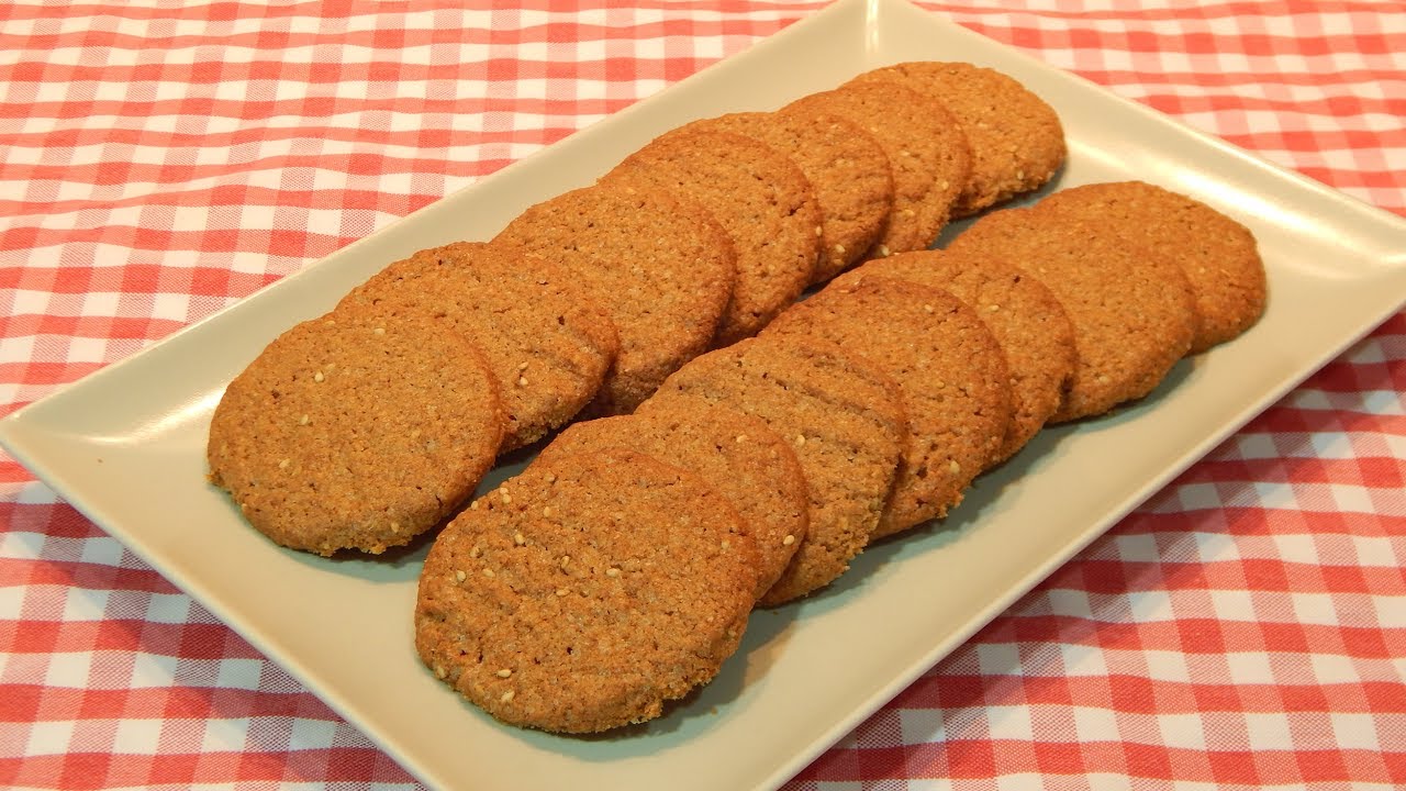 Cómo hacer galletas integrales muy crujientes