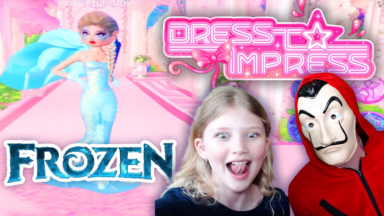 👗🎮 Dress to Impress – Elsa, Ugly & Preppy! 😂✨