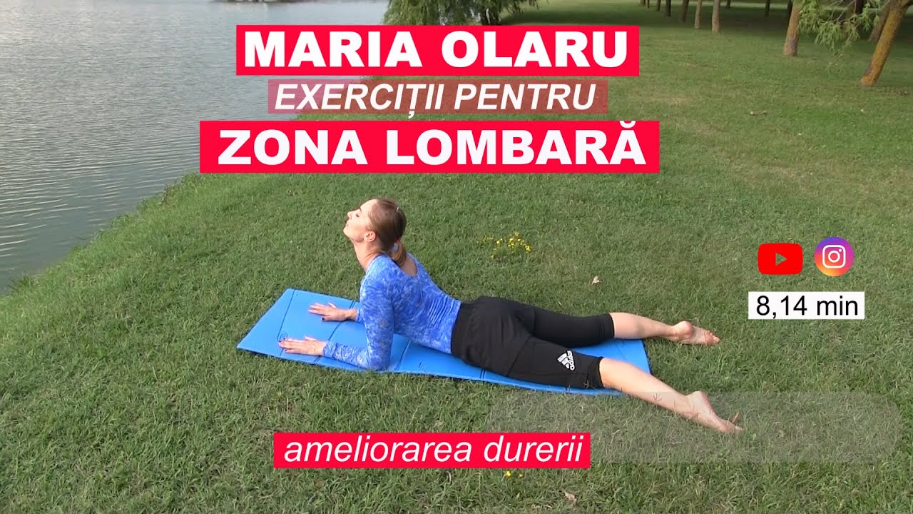 Exerciții pentru zona lombara/lombosciatica/ameliorarea durerii/ Low back/relieve and prevent pain
