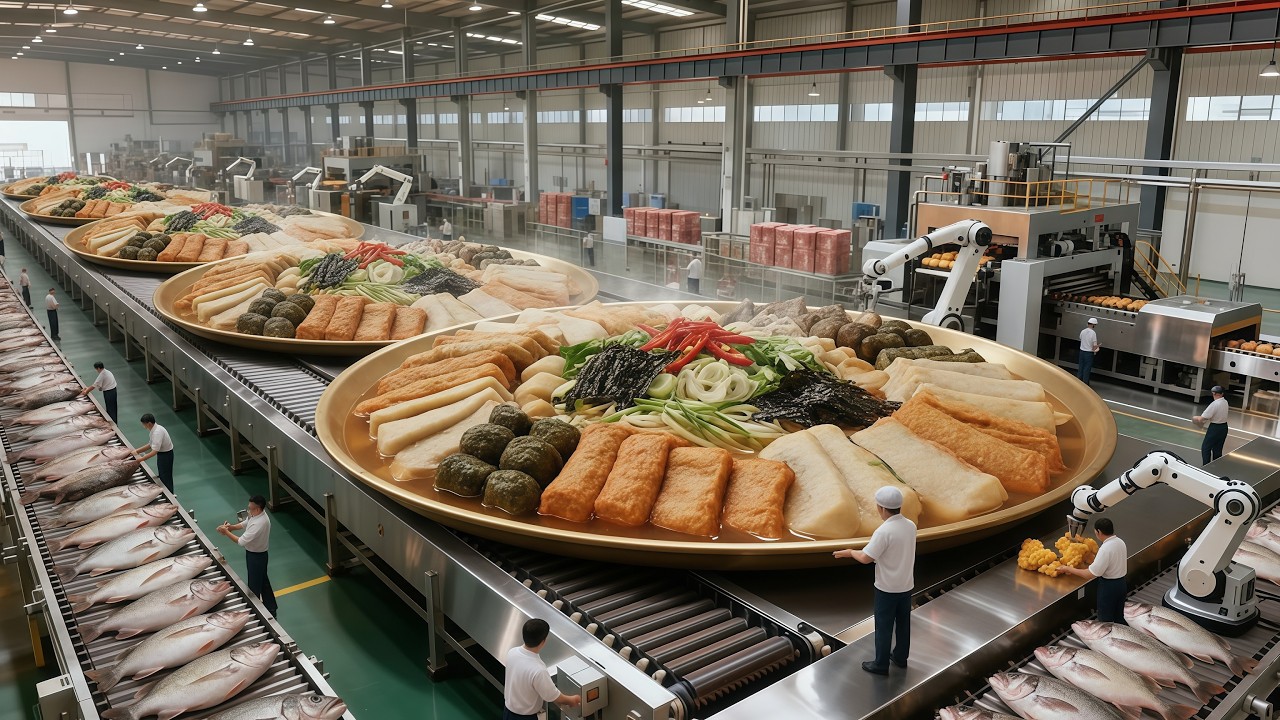Inside a Modern Eomuk Factory: From Farm-Raised Fish to Authentic Korean Fish Cakes