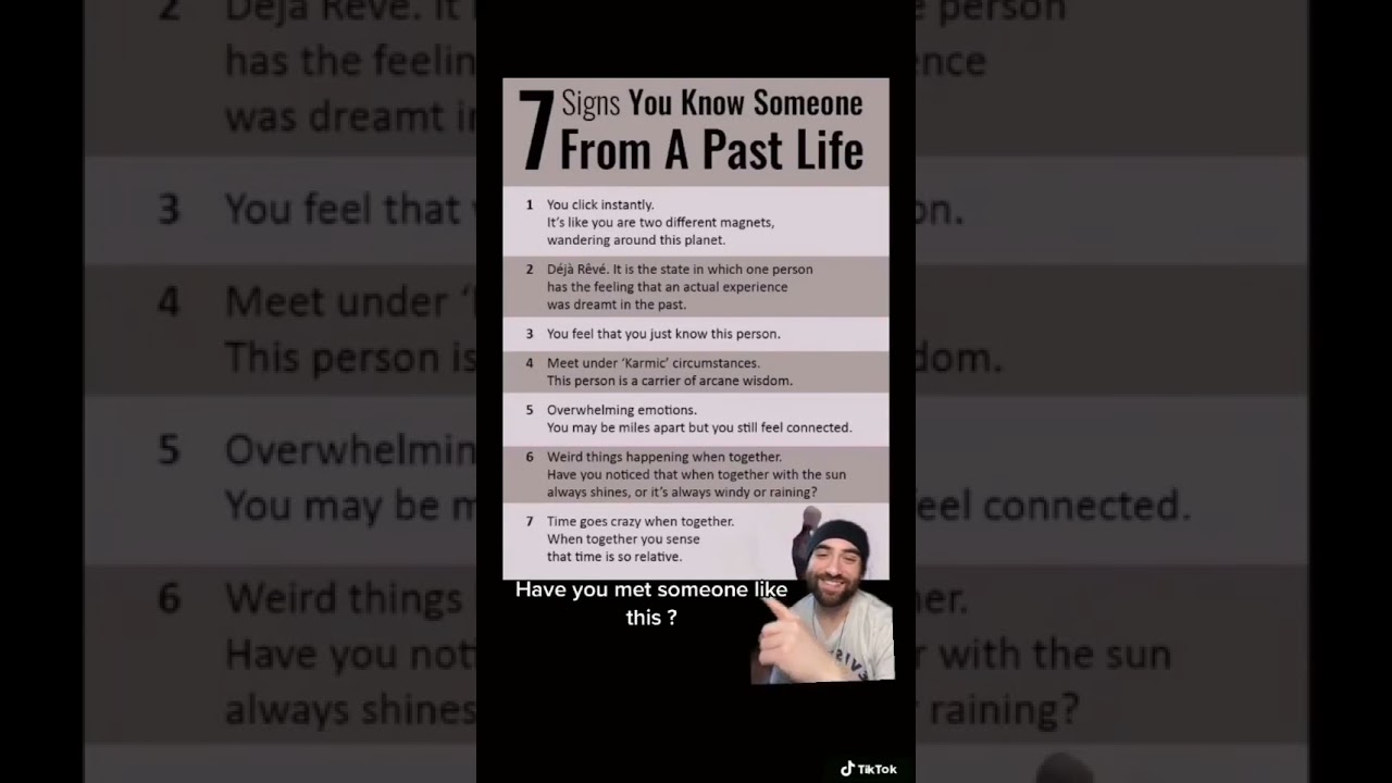 7 Signs you know someone from a past life #pastlife #pastlifereview #reincarnation #spirituality