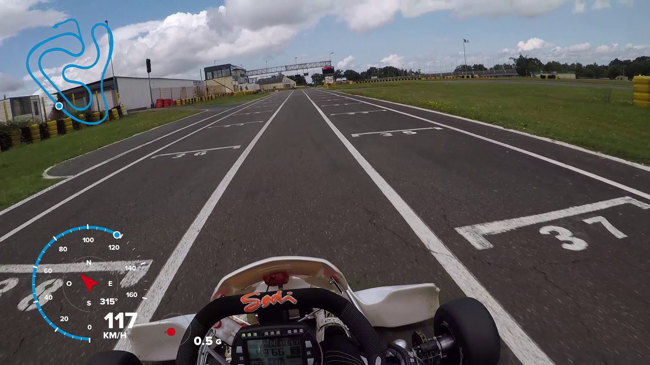 Circuit Beausoleil Laval - Sodikart Kz 125 - Session 1 partie 1