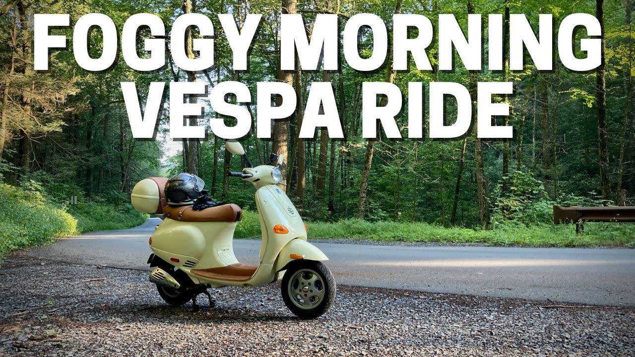 Foggy Morning Vespa Ride