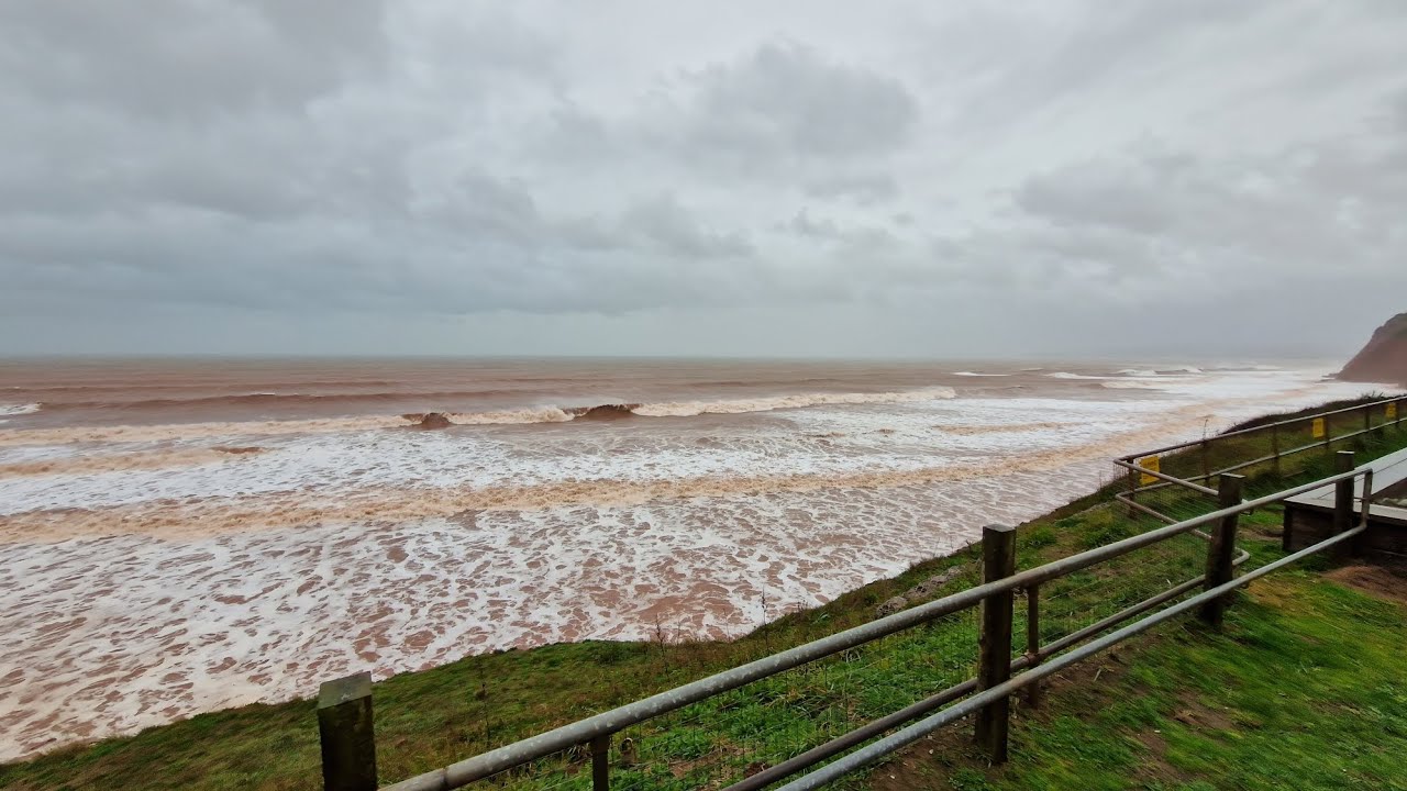 Storm Ciaran Exmouth & Sandy Bay November 2023