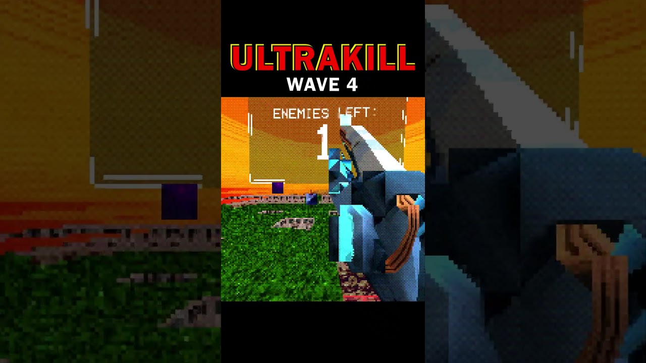 ULTRAKILL but the graphics get worse with each wave  #ultrakill #indiegame  #retrogaming