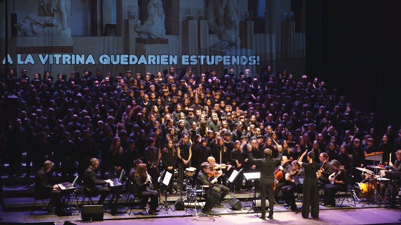 Els escolars de Tarragona canten al patrimoni romà