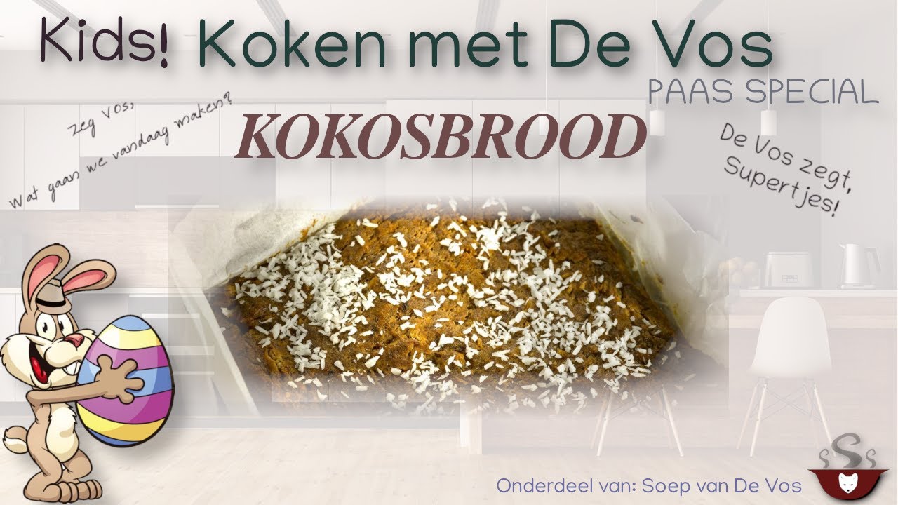 Hoe maak je Kokosbrood? - Koken met De Vos