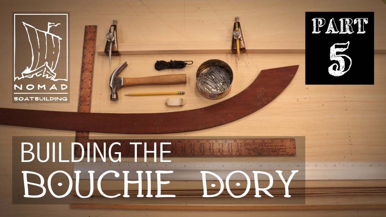 Building the Bouchie Dory Part 5 - Lofting full size