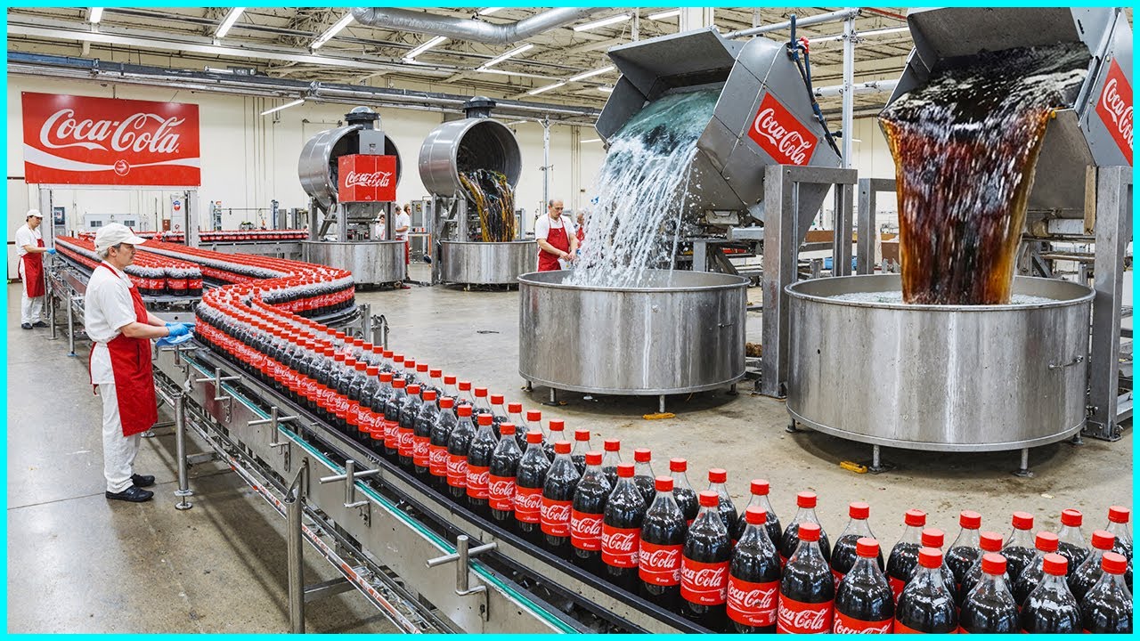 How Coca-Cola Is Made in the Factory | Inside the Bottling Line