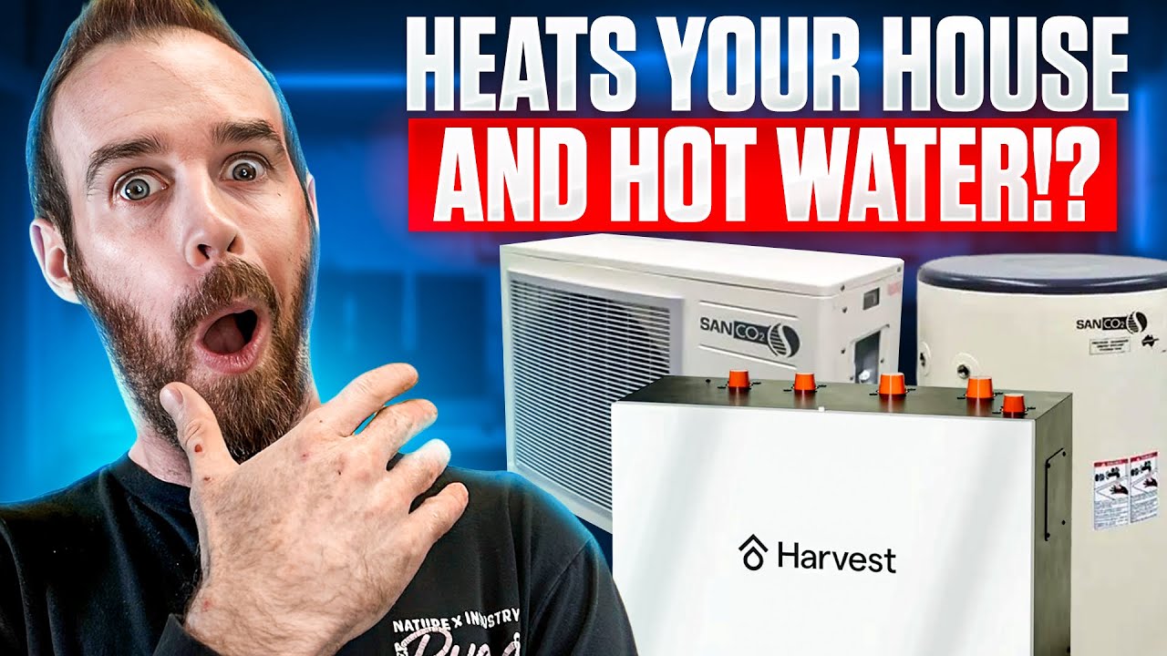 Этот тепловой насос обогревает ваш дом и нагревает воду🔥💧 | Серия Harvest Heat Pump