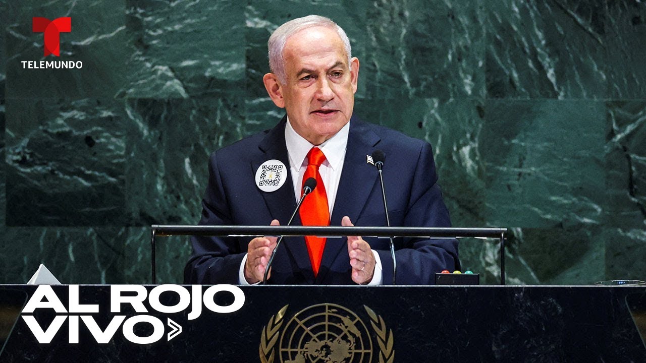 Benjamin Netanyahu habla ante la Asamblea General de la ONU | Al Rojo Vivo | Telemundo