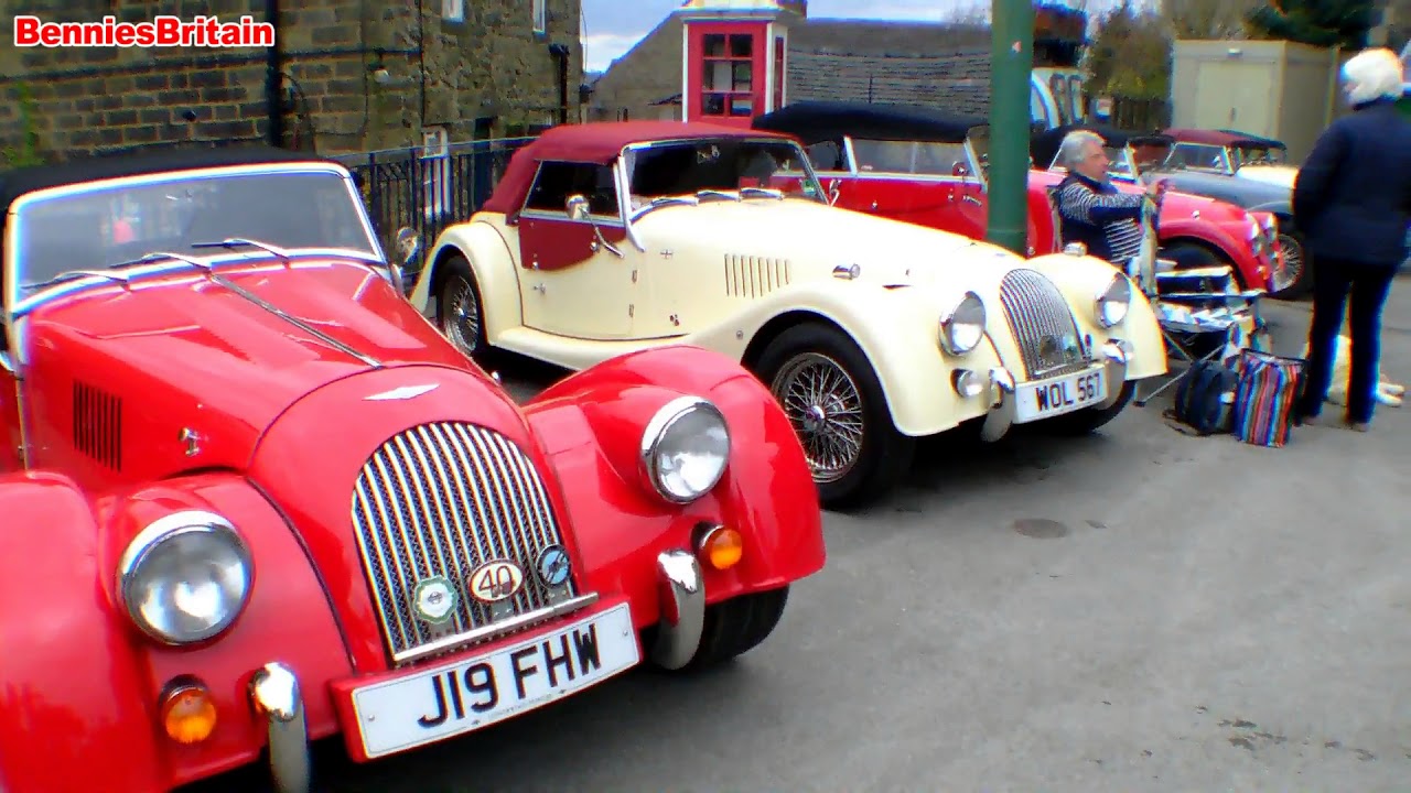 Morgan Sports Car Club at the Crich Tramway Museum