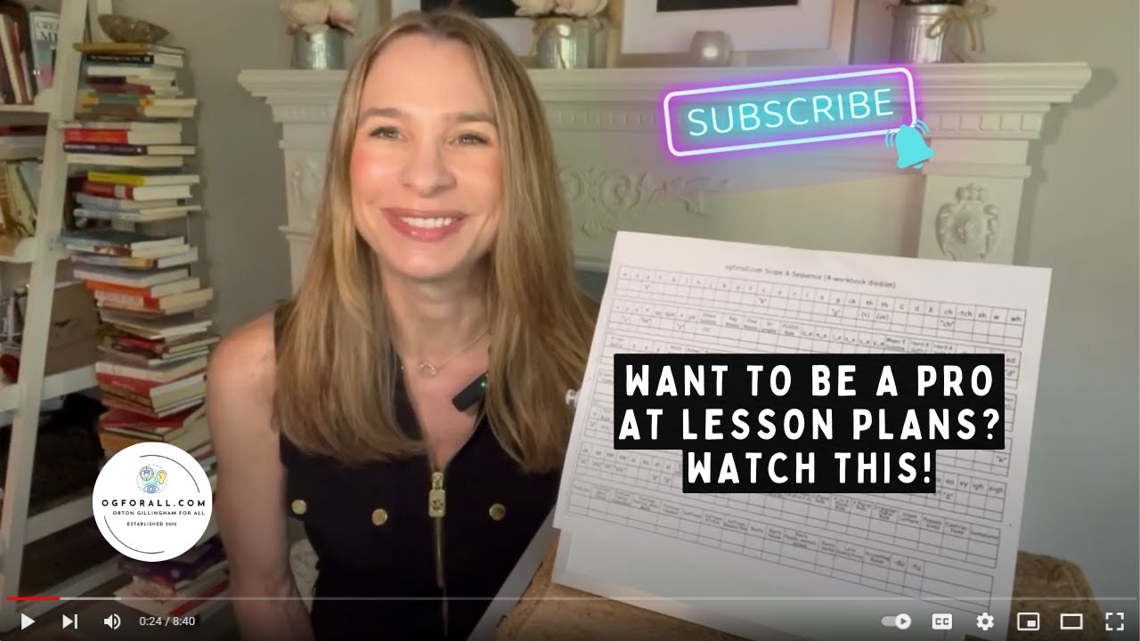 Building Fluency with Orton-Gillingham Lesson Plans #education