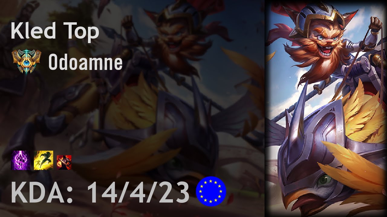 Kled Top vs Swain - Odoamne - EUW Challenger Patch 6.17