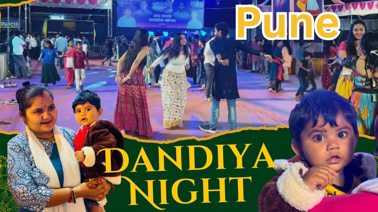 ✨ Pune Night Garba | Family Fun & Dance Masti 💃🕺