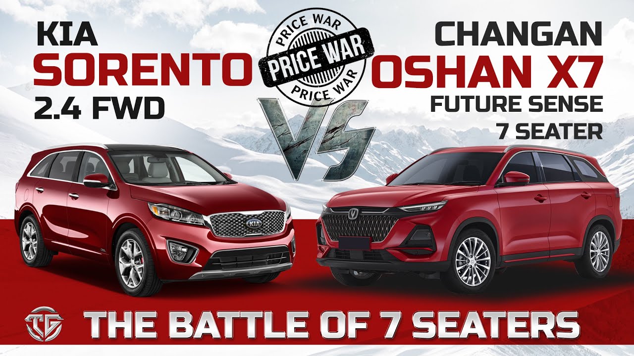 Sorento Vs Oshan X7 | Battle of 7 Seater | The Garage Comparison