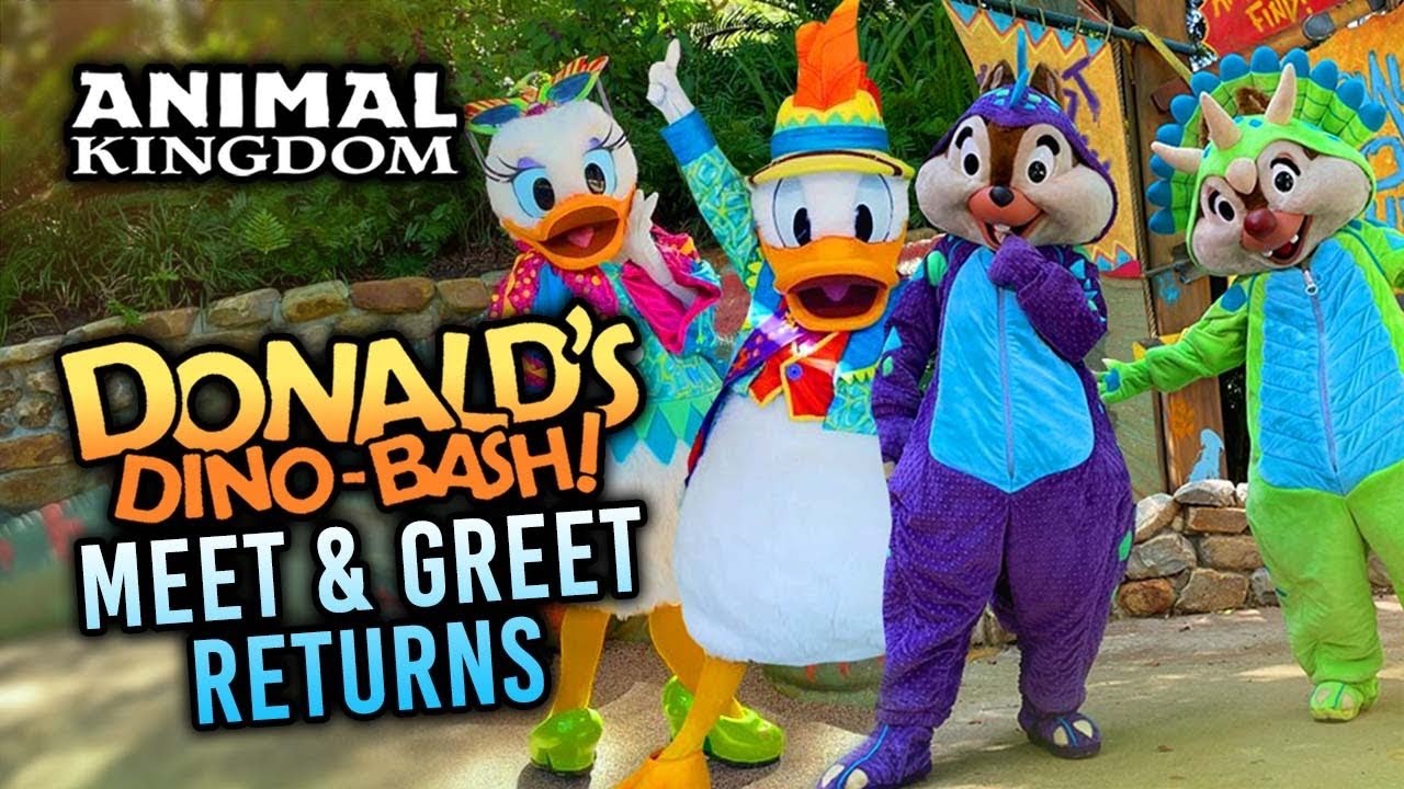 Donald's Dino-Bash Meet & Greet Returns to Disney's Animal Kingdom
