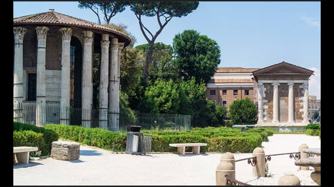 The oldest surviving Roman temple (Forum Boarium narrated tour 4K)