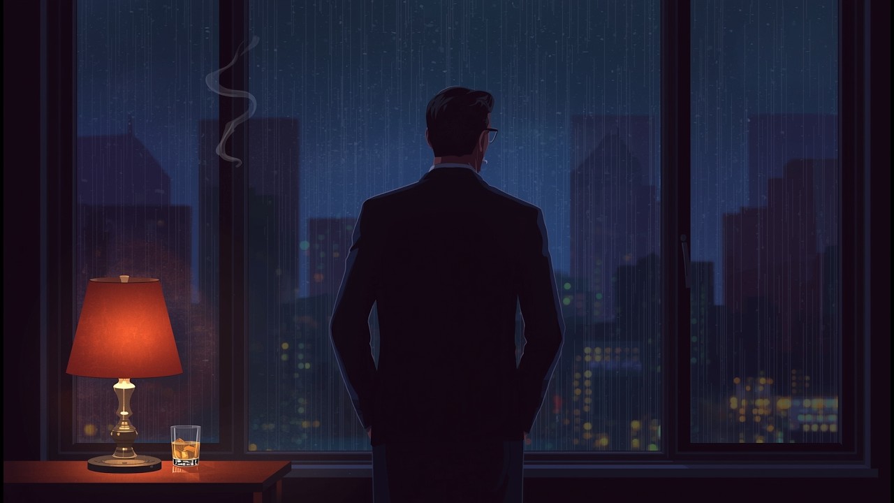 Lo-Fi Hip Hop Blues for Sleep | Vinyl Vibes & Night Rain