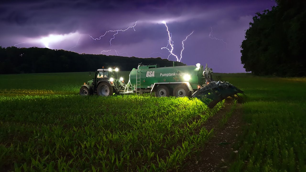 FENDT 724/718/412 | BSA Pumptankwagen | Gülle ausbringen | Mais 2016 [GoPro/Phantom]