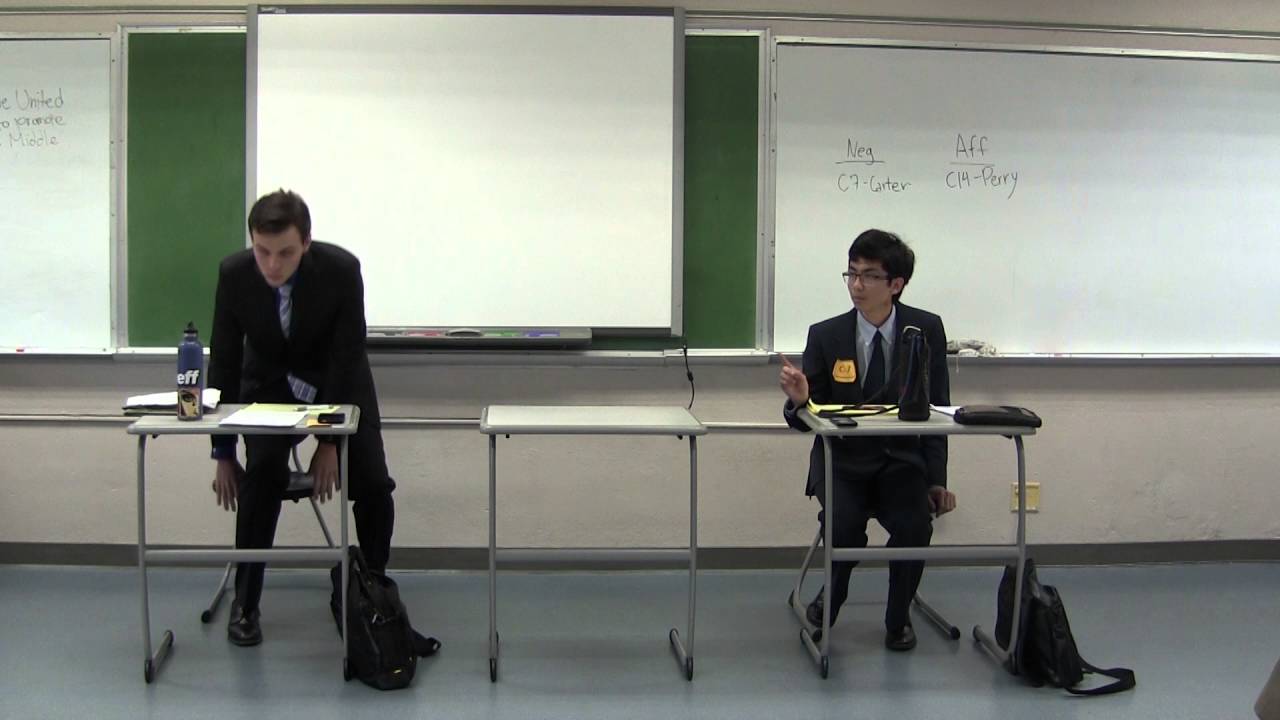 2016 Hawaii State Debate Championships: Lincoln-Douglas Debate - 1st Flight (April 8, 2016)