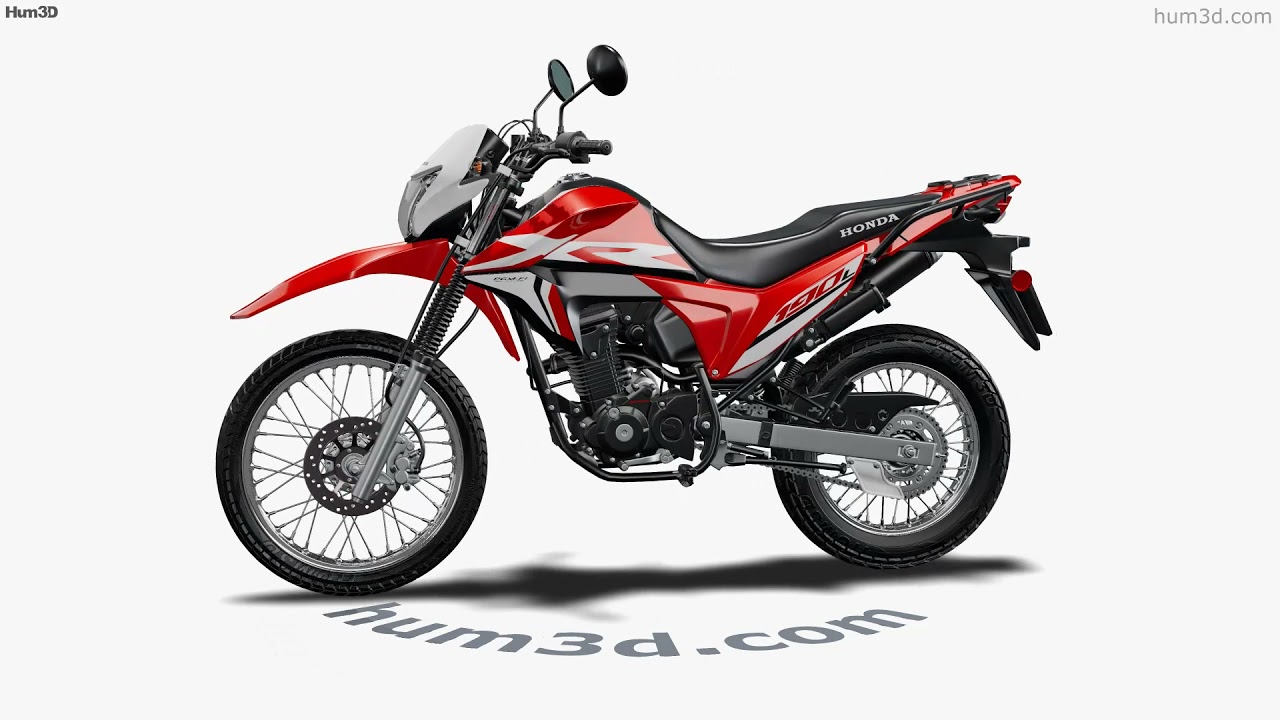 Honda XR190L 2020 3D model by 3DModels.org