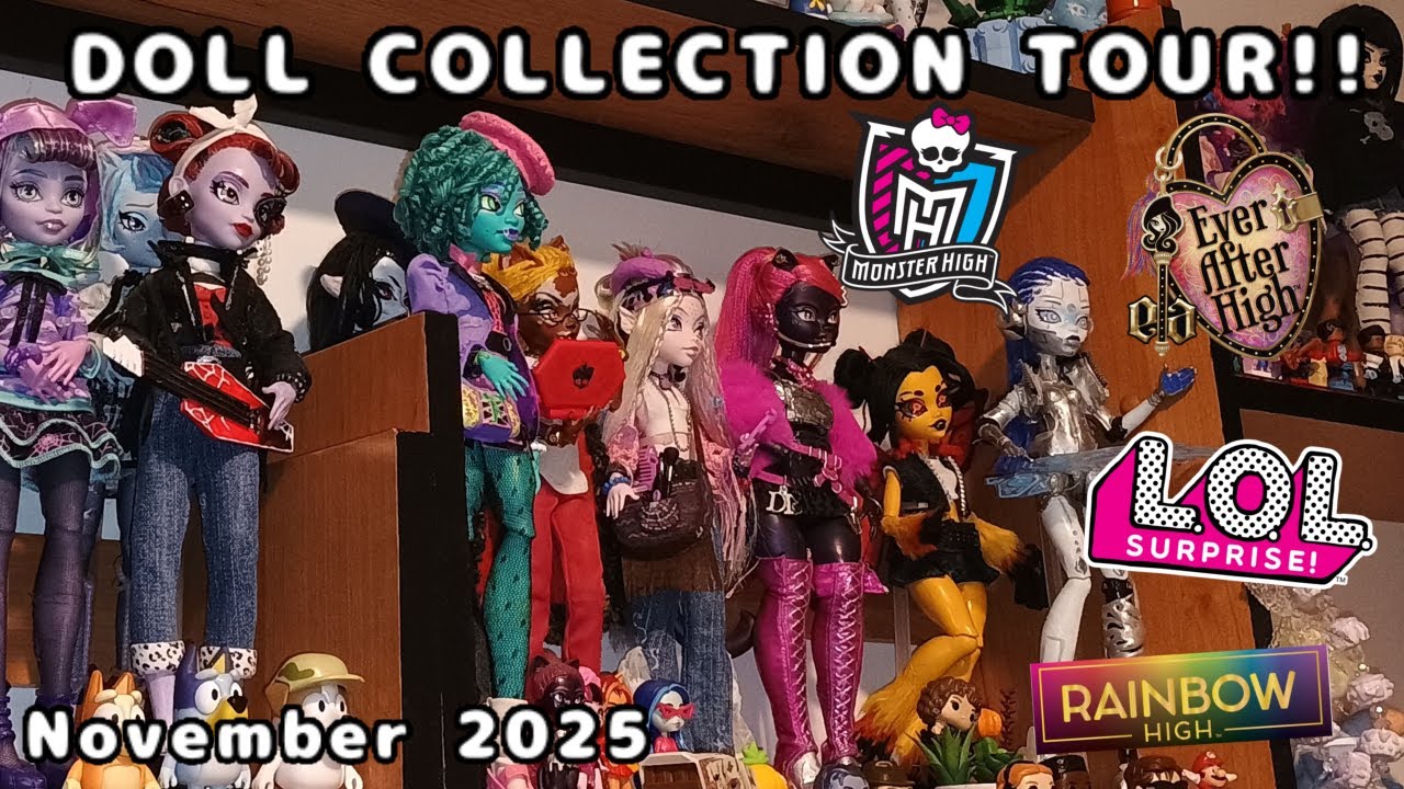 UPDATED Doll Collection Tour!! (Monster High, Rainbow High, LOL Surprise & more)