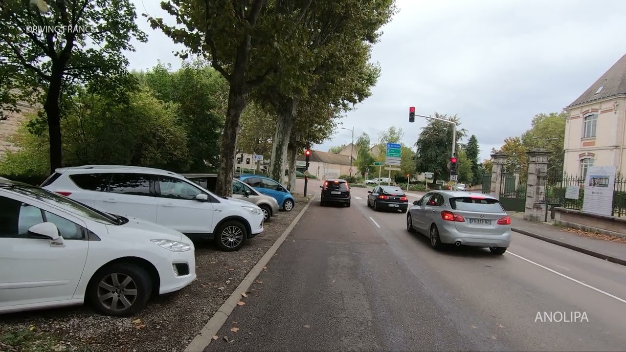 Driving in France - POMMARD BEAUNE BOURGOGNE