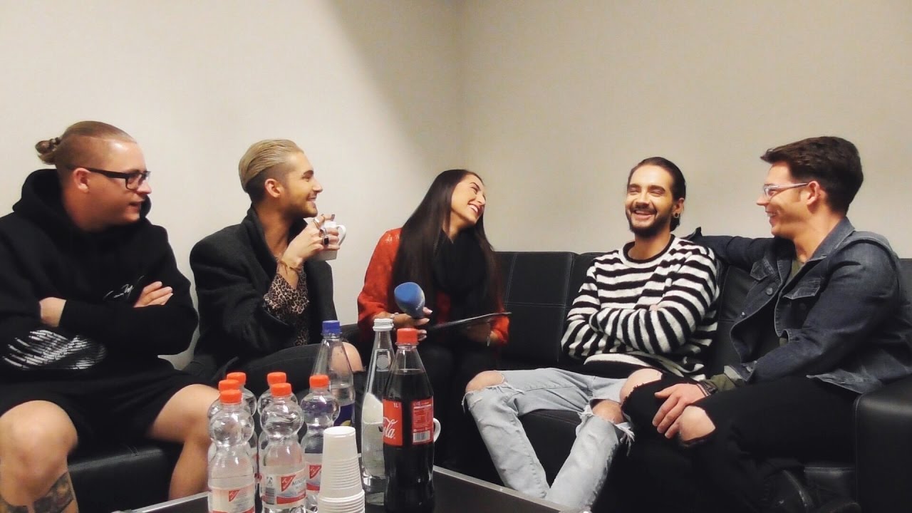 TOKIO HOTEL Backstage 2017 - VERY FUNNY Interview Part 1