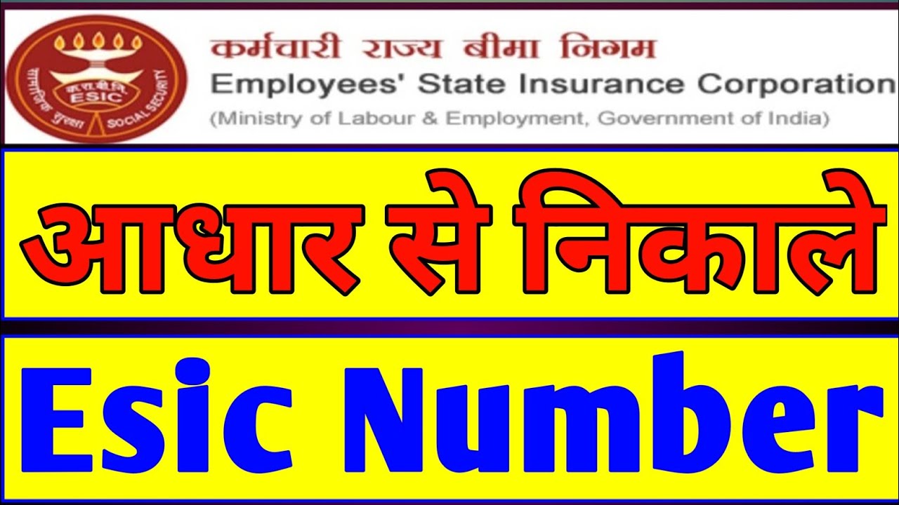 ESIC Search By Aadhar Number | ESI Card Search By Aadhar Number | ESIC Number Online Kaise Nikale