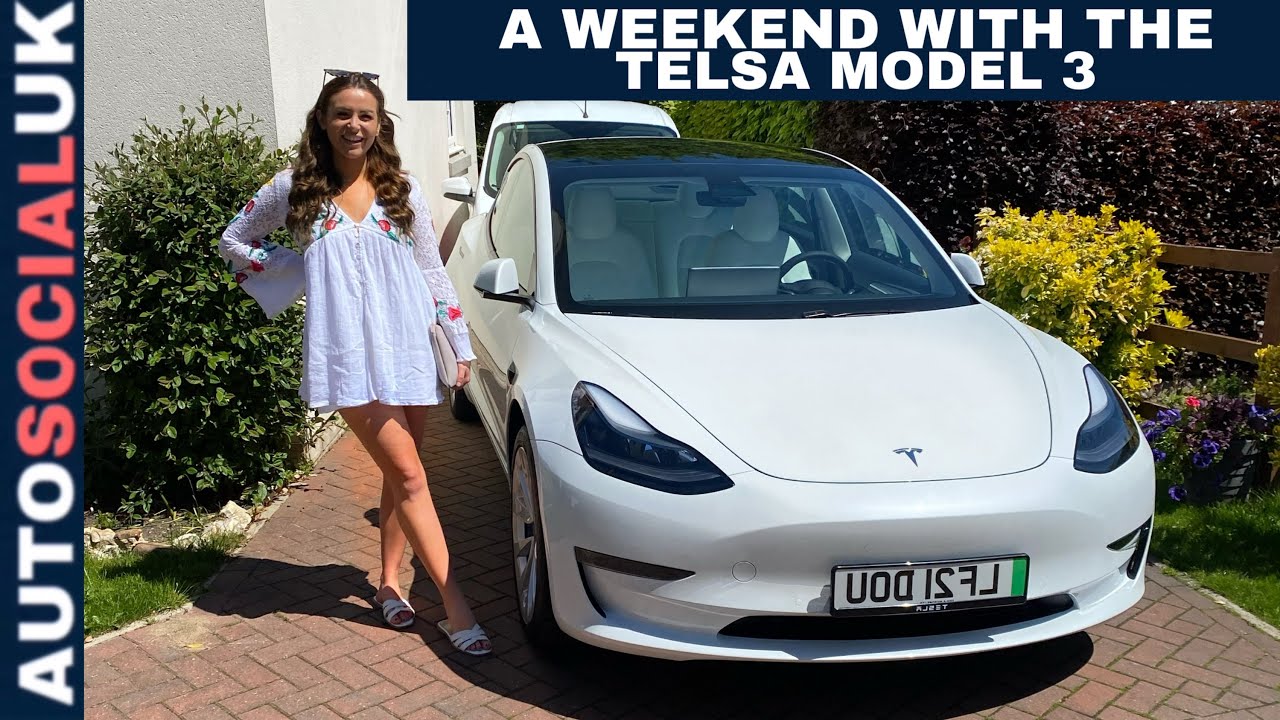 A weekend with the Tesla Model 3 - 2021 Long range review (GRIDSERVE electric forecourt) UK 4K