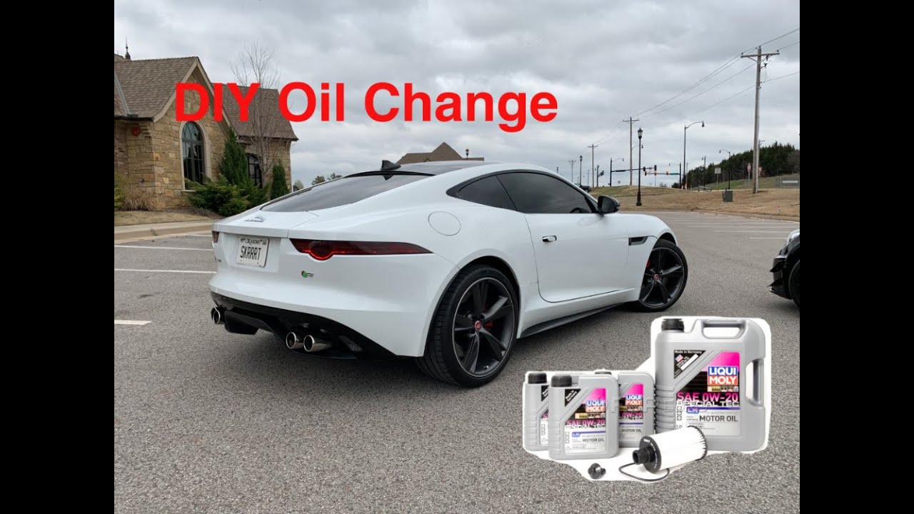 Jaguar F-Type R — самостоятельная замена масла