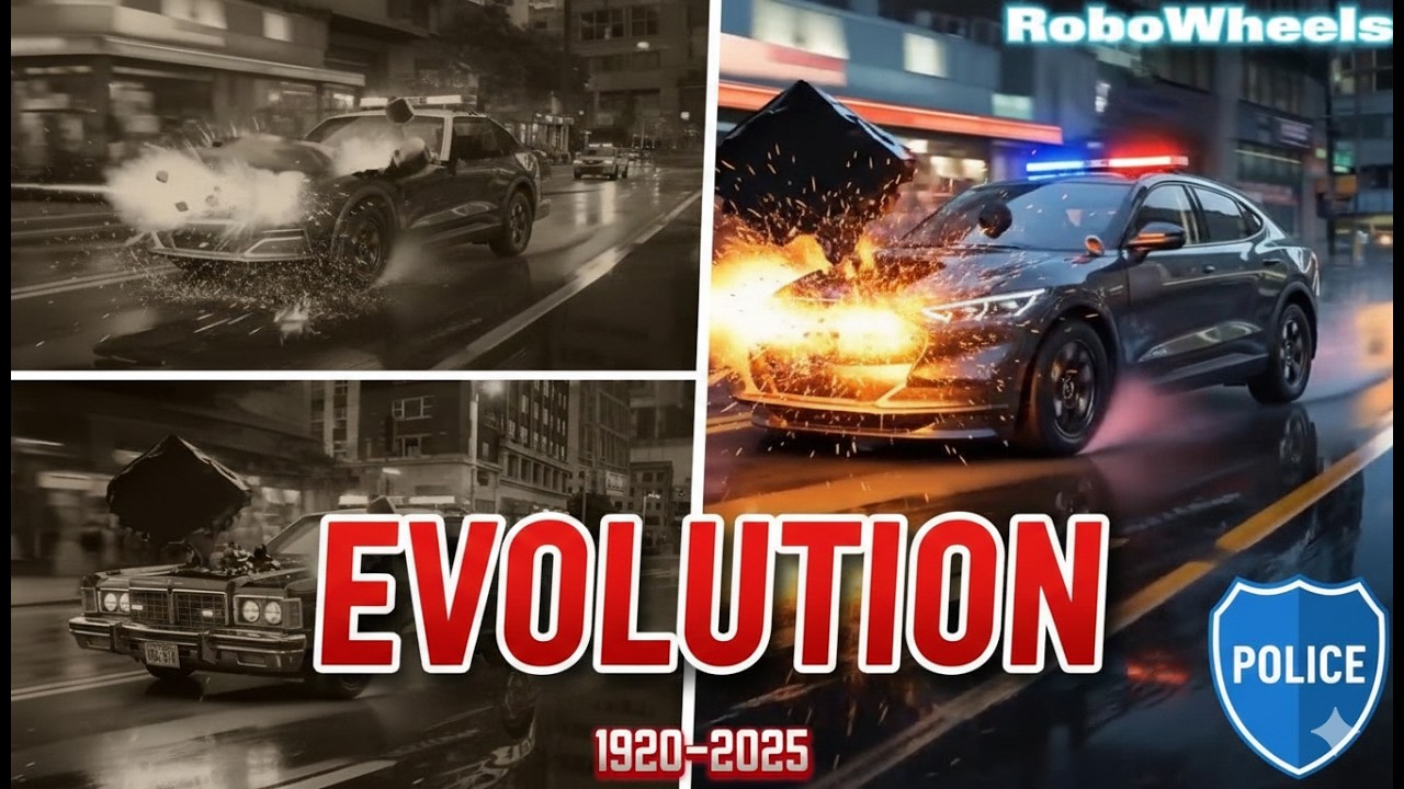 🚨 100 Years of Police Pursuits! From Model T to EV Beasts! 🚨