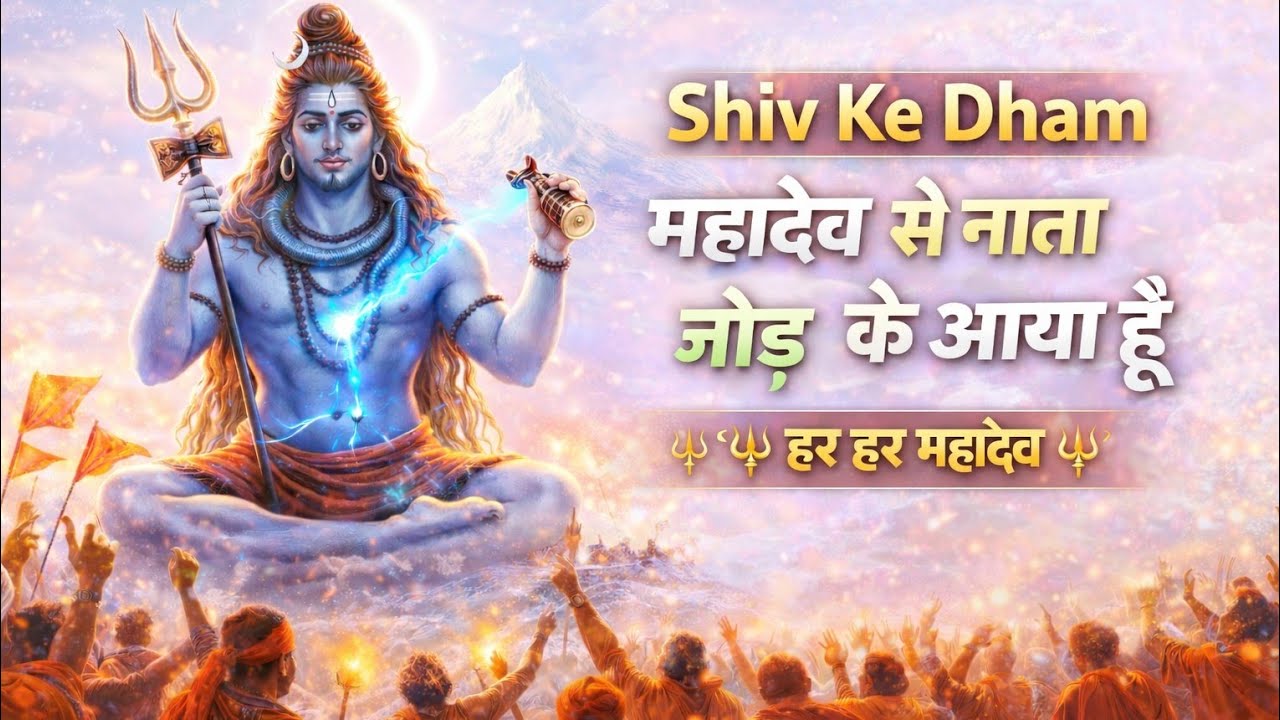 Shiv Ke Dham | महादेव से नाता जोड़ के आया हूँ | Powerful Shiv Bhajan | Har Har Mahadev