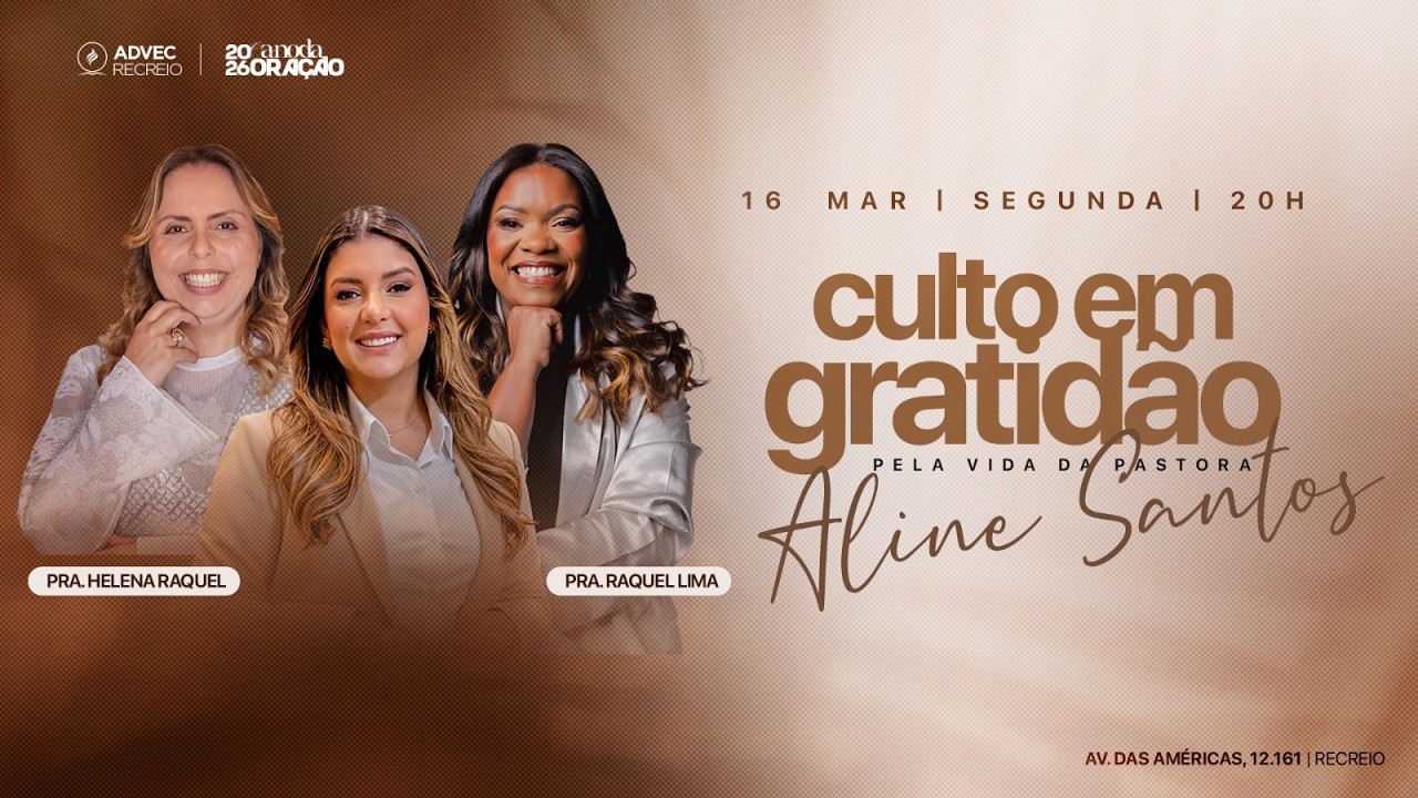 Culto da Vitória | Pra. Helena Raquel & Pra. Raquel Lima| 16/03/26
