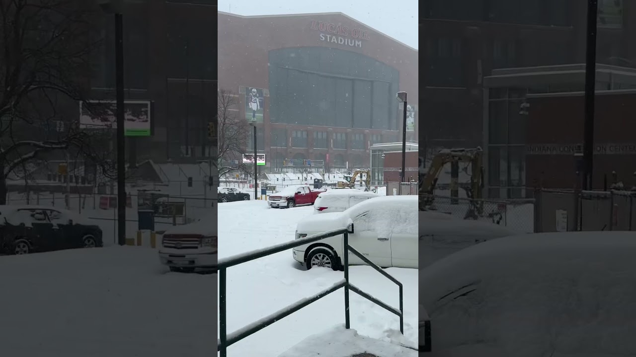 Snow storm 🌨️❄️🥶Indiana 