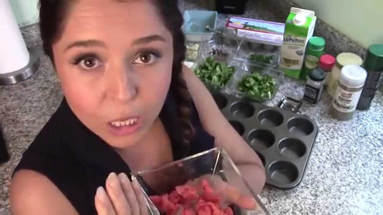 Receta de magdalenas/madalenas de huevo con salmón y verduritas. Cocina cetogenica!