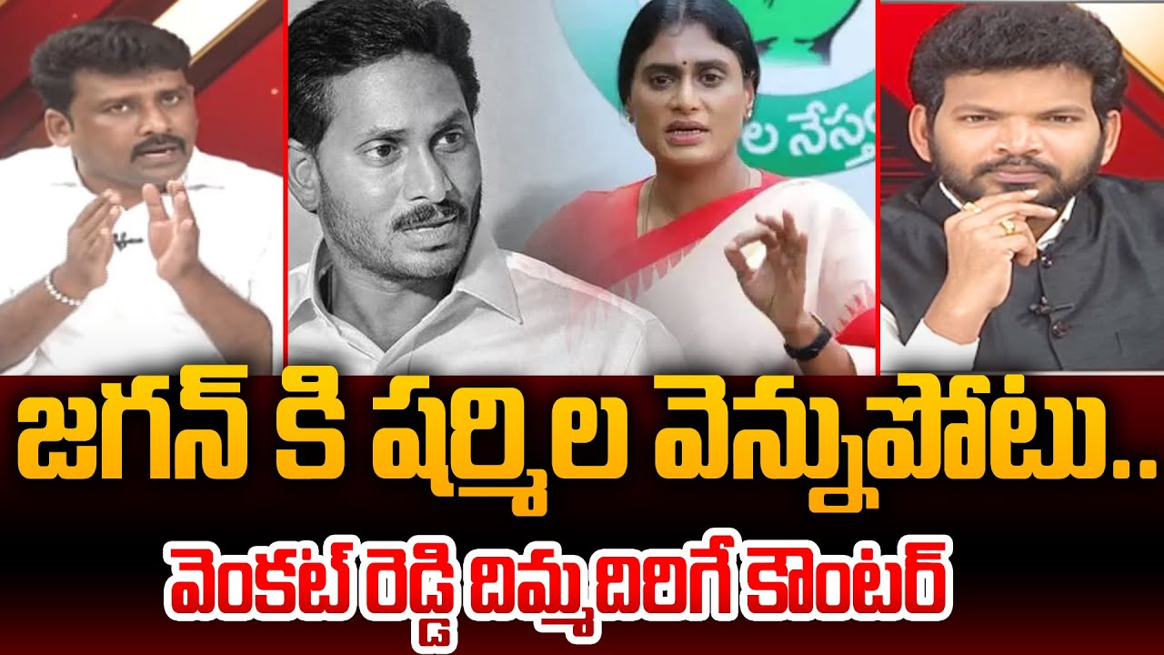 YSRCP Venkat Reddy Powerful Counter to YS Sharmila Latest Comments | Power Debate With BN
