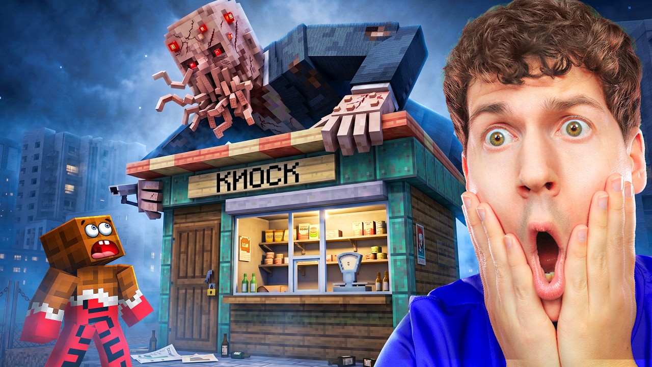 НЕ ПОКУПАЙ СЫР НОЧЬЮ!😱 ОНО ПРИДЁТ ЗА ТОБОЙ! СТРАШНЫЙ КИОСК В МАЙНКРАФТ